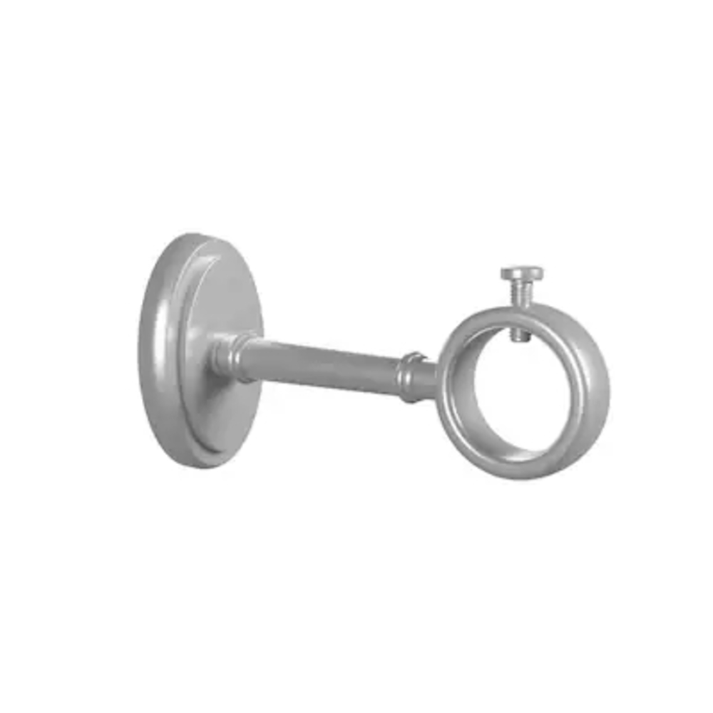 allen + roth 2 -Pack Brushed Nickel Zinc Single curtain rod bracket